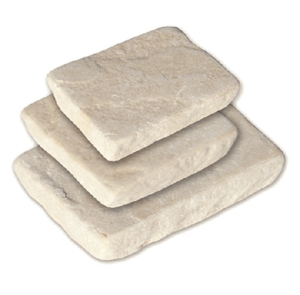 Mint Tumbled Sandstone Hand Cut Paving Setts