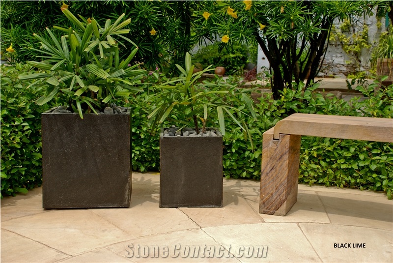 Natural Stone Square Shape Planters