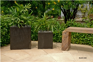 Natural Stone Square Shape Planters