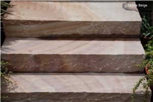 Ochre Beige Natural Stone Solid Steps/ Block Steps