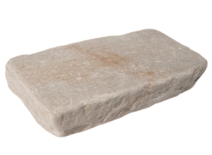 Ochre Beige Tumbled Hand Cut Paving Block Setts