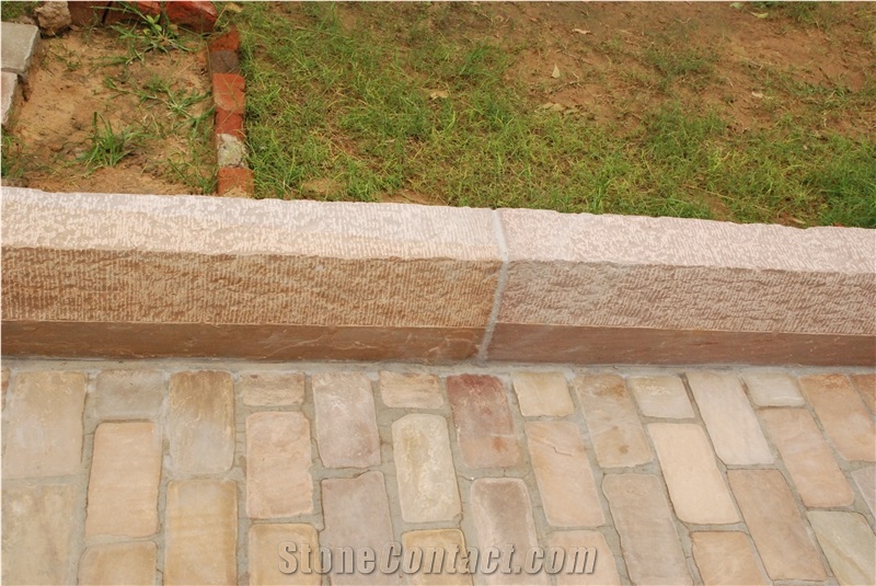 Ochre Brown - T2 Natural Stone Kerbstone