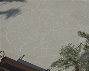 Rimini Honed - Mirage Elegance Circle Patio Paving