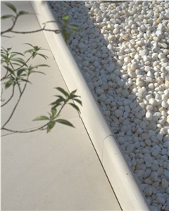 Rimini Honed Natural Stone Bull Nosed Edging