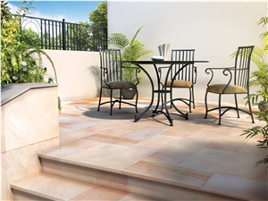 Siena Honed Modak Sandstone Paving Slabs & Tiles