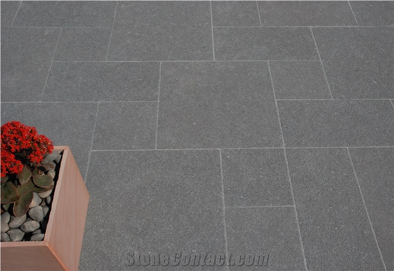 Tijuana Black Sandblasted Paving