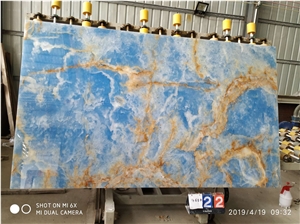 Azul Onyx Slab for Wall Tiles