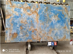 Azul Onyx Slab for Wall Tiles
