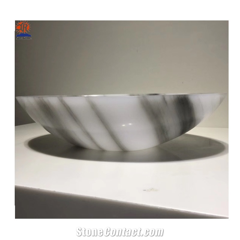 White Onyx Natural Stone Sinks Wash Basins