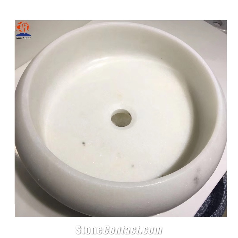 White Onyx Natural Stone Sinks Wash Basins