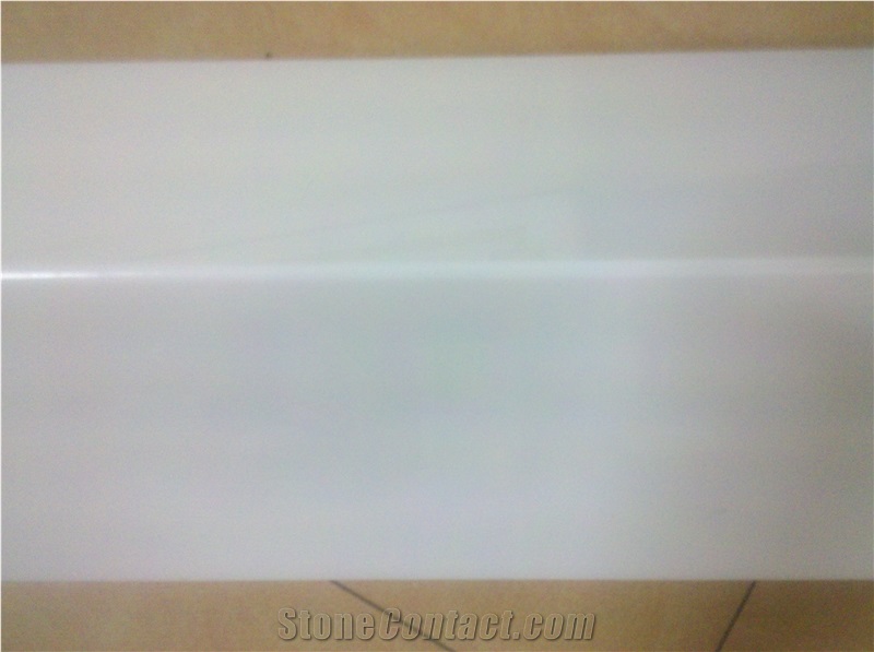 Pure White Nano Crystallized Stone for Decoration