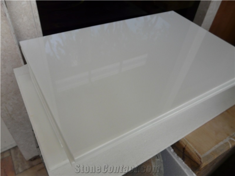 Pure White Nano Crystallized Stone for Decoration