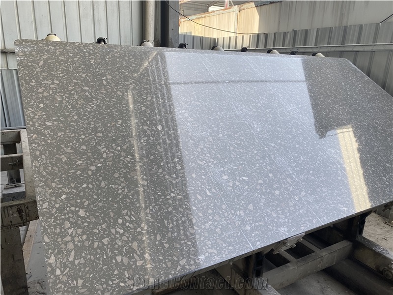 Grey Terrazzo Slabs ,Tiles for Floor ,Wall