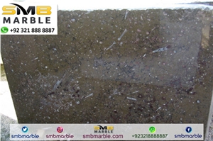 Marble Fossil Brown Slabs & Tiles, Pakistan