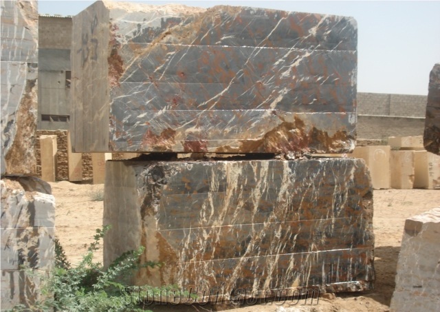 Michelangelo Marble, Pakistani Portoro Marble