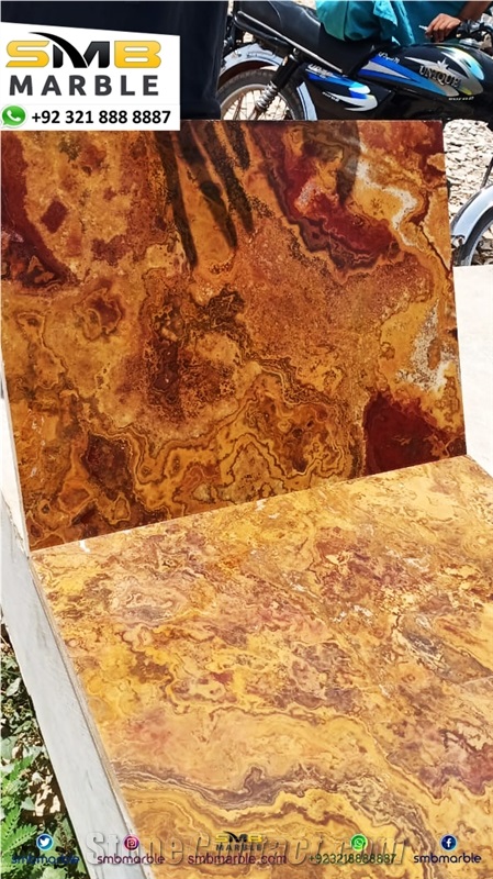 Multi Afghani Onyx Slabs and Tiles, Pakistani Onyx