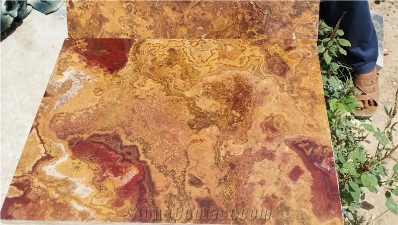 Pakistan Afghani Multi Onyx Slabs & Tiles