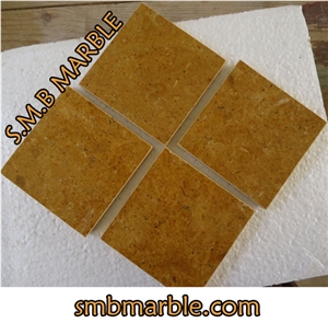 Pakistani Indus Gold Marble Tiles, Slabs