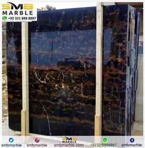 Pakistani Portoro Marble Vanity Top