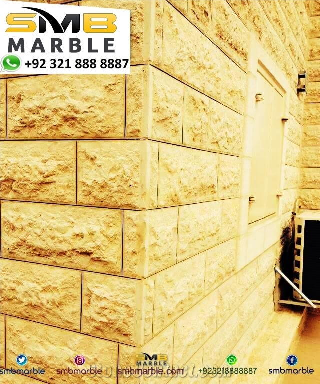 Top Quality Natural Yellow Sandstone Block