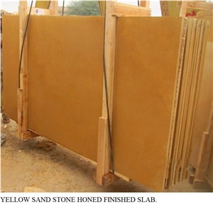 Yellow Sandstone Slabs & Tiles, Pakistani Mango Sandstone