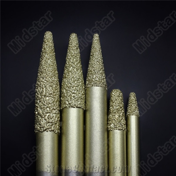 Brazed Diamond Engraving Drill Cnc Machine Tool