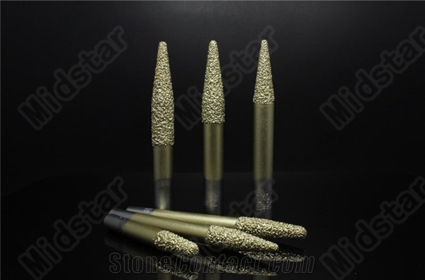 Brazed Diamond Engraving Drill Cnc Machine Tool