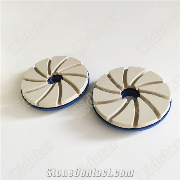 Spiral Shape Resin Snail Lock Edge Polishing Pad