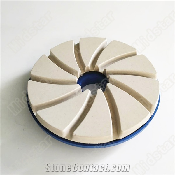 Spiral Shape Resin Snail Lock Edge Polishing Pad