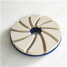 Spiral Shape Resin Snail Lock Edge Polishing Pad