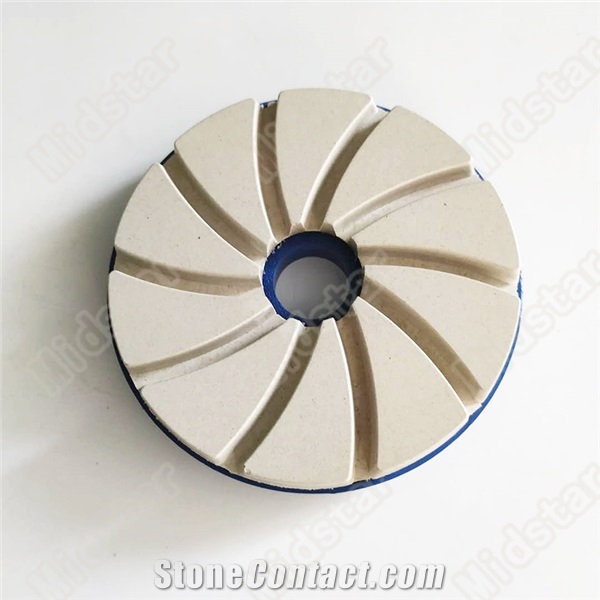 Spiral Shape Resin Snail Lock Edge Polishing Pad