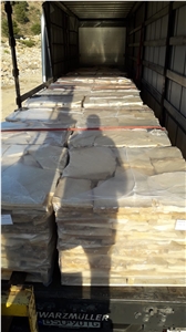 Amarillo Puntilla Flagstone Walling, Flagstone Patio