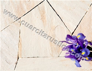 Blanco Puntilla Flagstone Paver, Walkway Irregular Flagstones