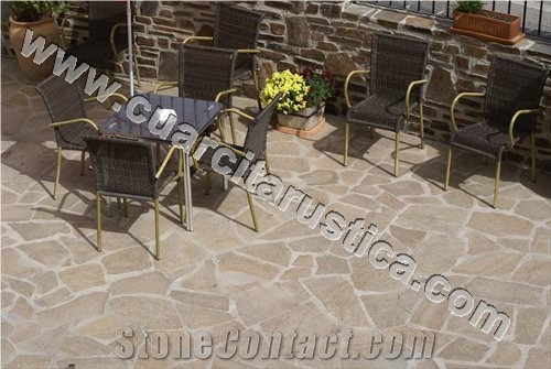 Marron Oro Quartzite Flagstone