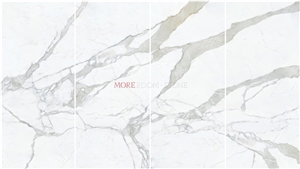Extra Calacatta Gold Ceramic Large Wall Tile Slab