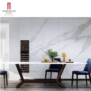 Extra Calacatta Gold Ceramic Large Wall Tile Slab
