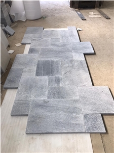 Grey Pearl Stone Pattern, Silver Grey Paving Stone