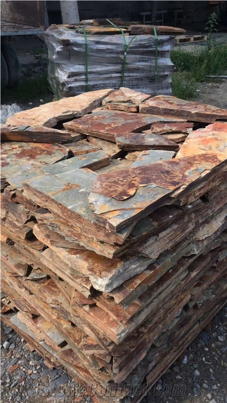 Rustic Slate Crazy Paver Garden Paver Flagstone