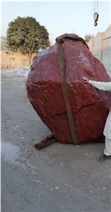 Red Jasper Garden Boulders