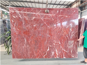 Rosso Impero Natural Marble Slabs