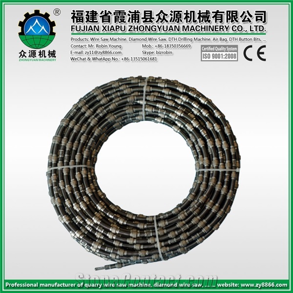 Diamond Wire Saw Stone Cutting, Marble Cutting, Granite Cutting, Good Quality
