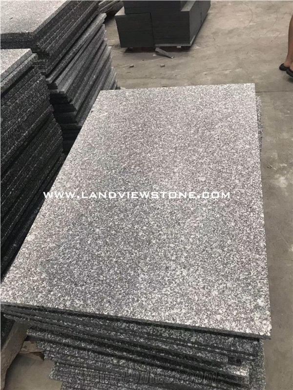 Dark Grey Granite Cut to Size Floor Tiles