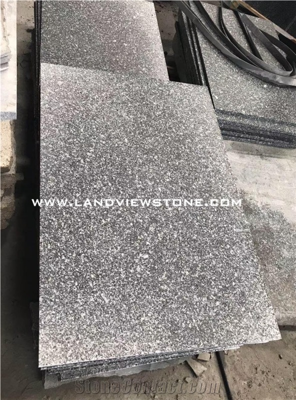 Dark Grey Granite Cut to Size Floor Tiles