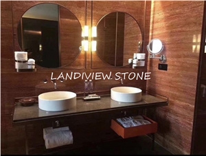 Elazig Rose River Red Travertine Tiles Slabs Elazig Rose River Red Travertine Tiles Slabs