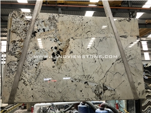 Pandora White Ivory Beige Granite Slabs Tiles
