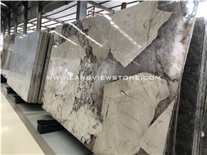 Pandora White Ivory Beige Granite Slabs Tiles