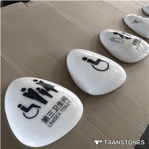 Customized Polished Alabaster Washroom Light Box