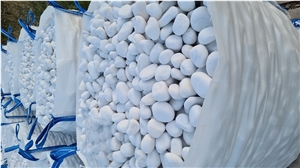 Sivec Marble Pebble, White Marble Pebble