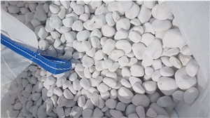 Sivec Marble Pebble, White Marble Pebble