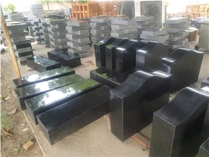 Absolute Black Granite Headstone Gravestone